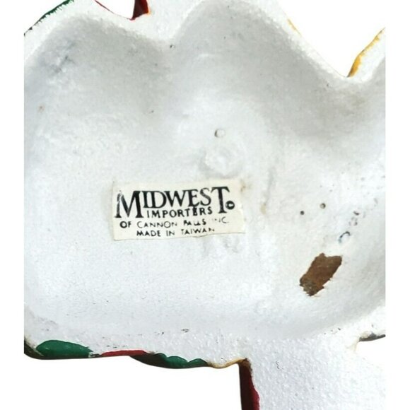 VTG Mary Engelbreit Cast Iron Stocking Hanger Christmas PEACE Girl Dove Holder - Picture 12 of 14